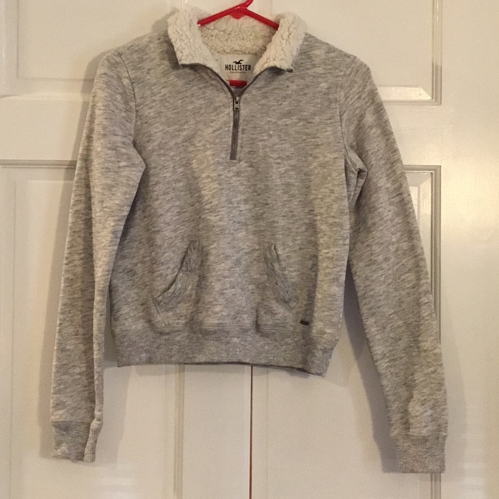 Hollister Half Zip Sweatshirt